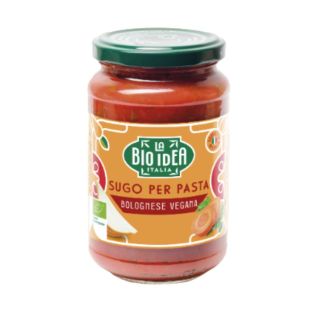 BIOIDEA-SALSA PASTA - BOLOGNESE VEGETARIANA BIO 340 Grs.