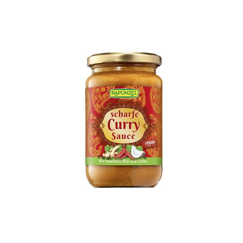 RAPUNZEL-SALSA CURRY PICANTE 340 Ml.