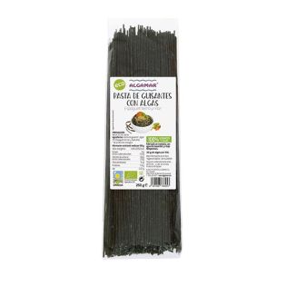 ALGAMAR-PASTA ESPAGUETI DE GUISANTE S/G CON ALGAS 250 Grs. BIO