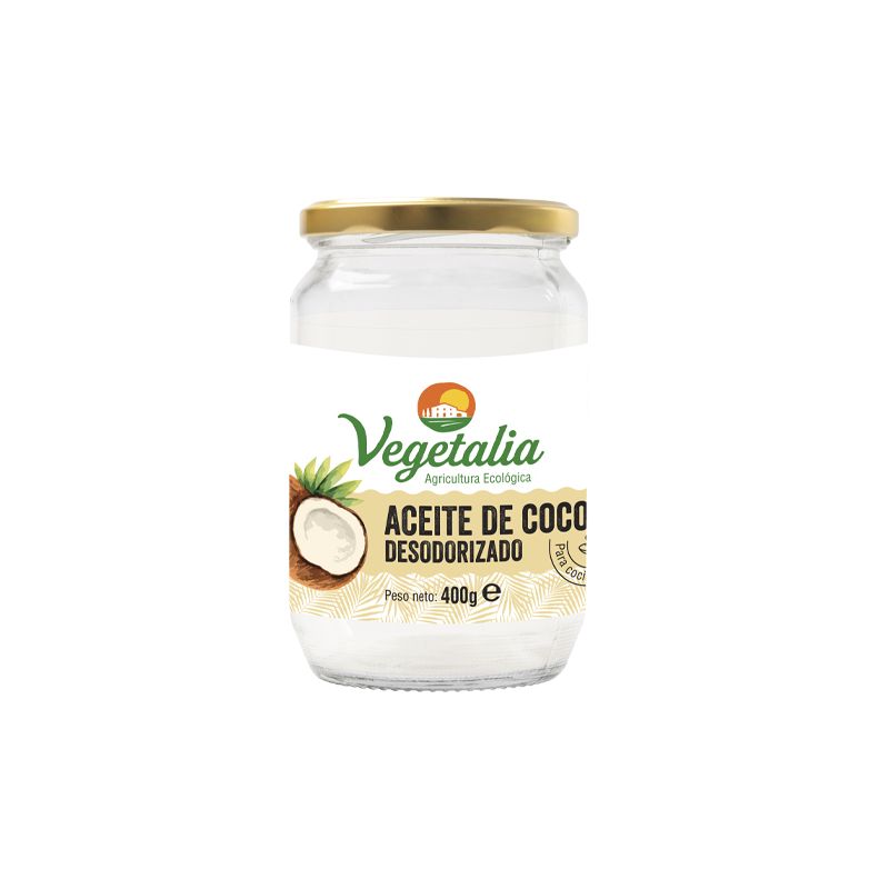 VEGETALIA-ACEITE DE COCO DESODORIZADO BIO 400 Grs