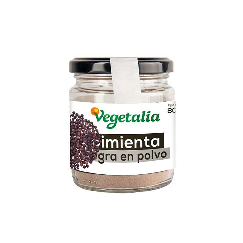 VEGETALIA-PIMIENTA NEGRA POLVO 80 Grs. BIO