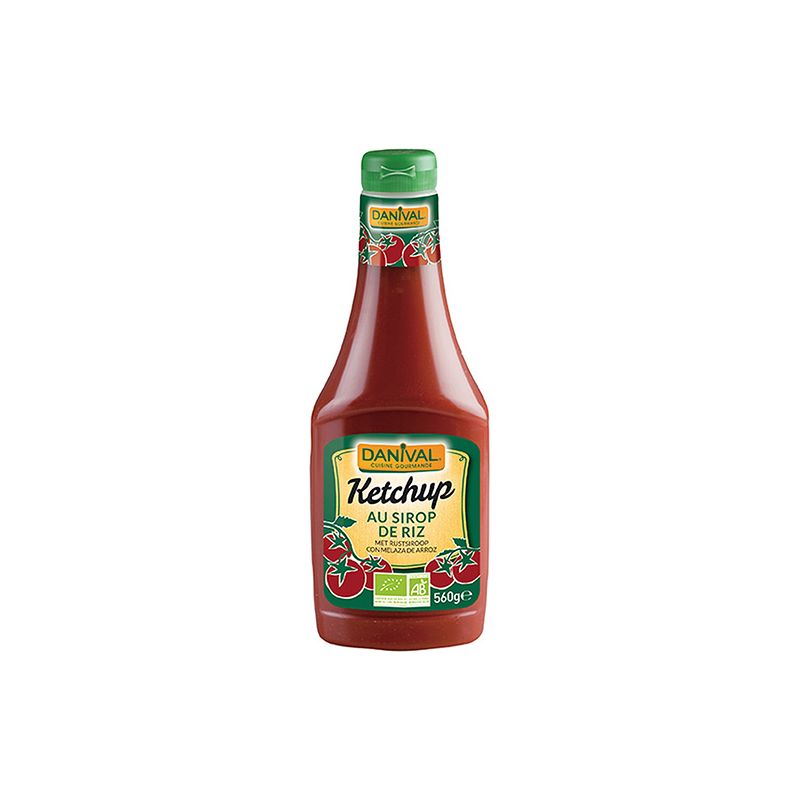 DANIVAL-KETCHUP SIN AZUCAR 560 Grs. - BIO