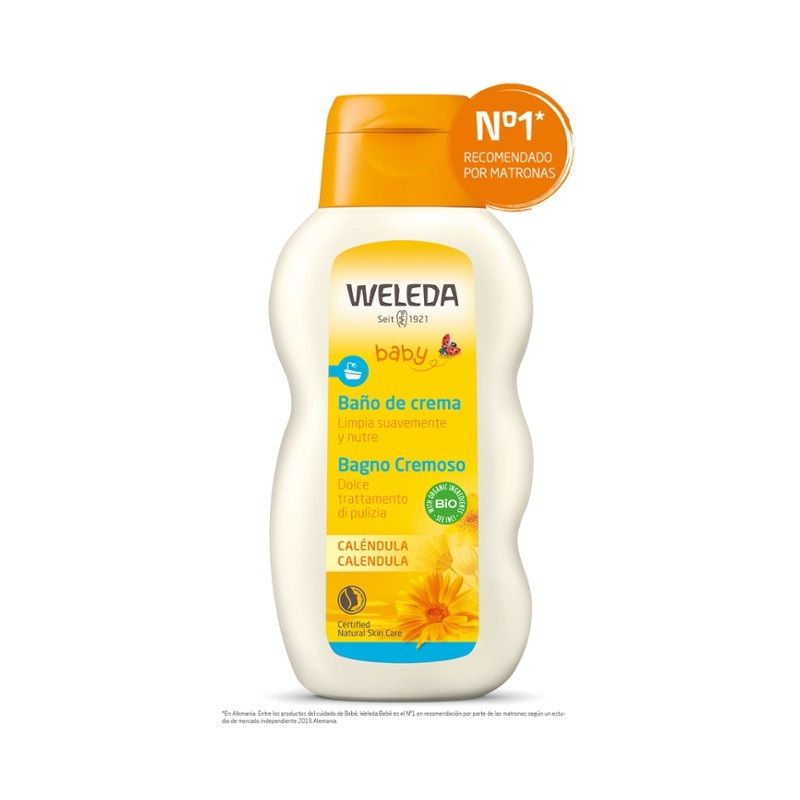 BAÑO DE CREMA DE CALENDULA BEBE 200 Ml.