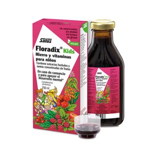 SALUS - FLORADIX KIDS (SABOR FRAMBUESA) 250 Ml.