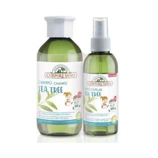 PACK CHAMPU ESCOLAR + SPRAY CAPILAR TEA TREE (ARBOL DE TE) BIO 300 Ml.