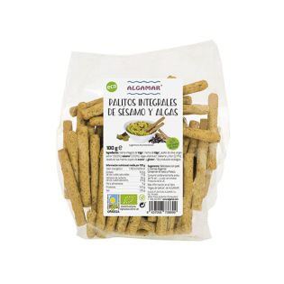 ALGAMAR-PALITOS DE SESAMO Y ALGAS CON ACEITE DE OLIVA 100 Grs. BIO