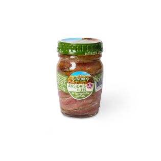 BIOIDEA-FILETES ANCHOA EN ACEITE DE OLIVA BIO 78g