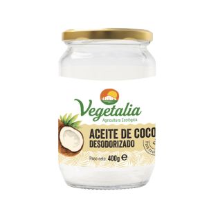 VEGETALIA-ACEITE DE COCO DESODORIZADO BIO 400 Grs