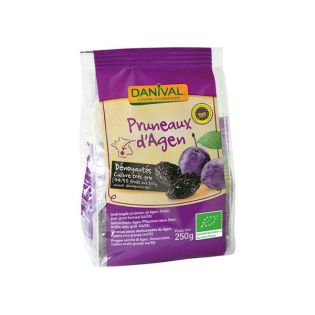 DANIVAL-CIRUELAS DESHUESADAS CALIBRE GRANDE 250 Grs. - BIO