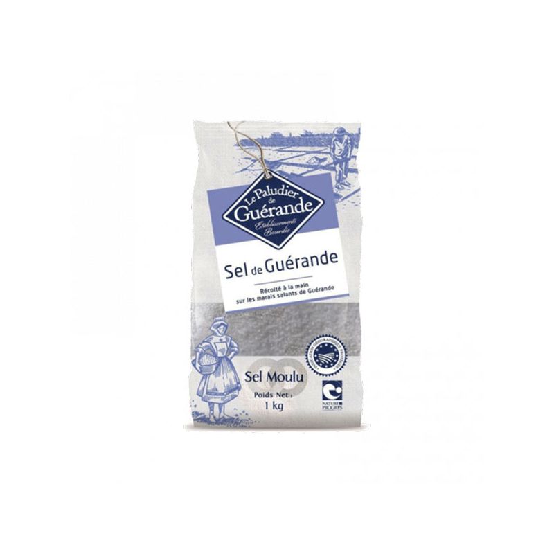 SAL DE BRETAÑA GUERANDE FINA GRIS (PALUDIER) 1 KG