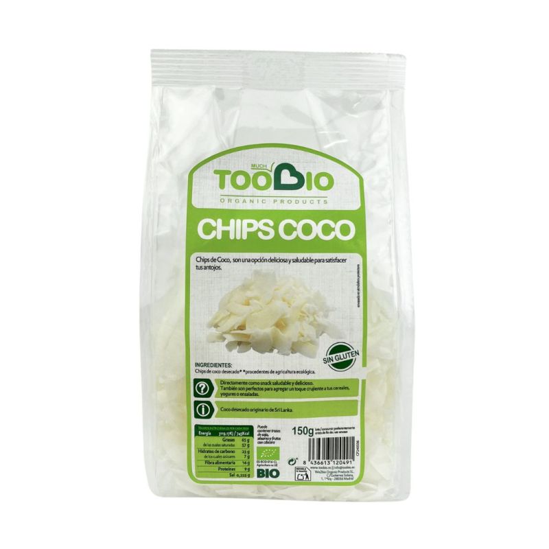 TOOBIO - COCO CHIPS BIO 150 Grs.