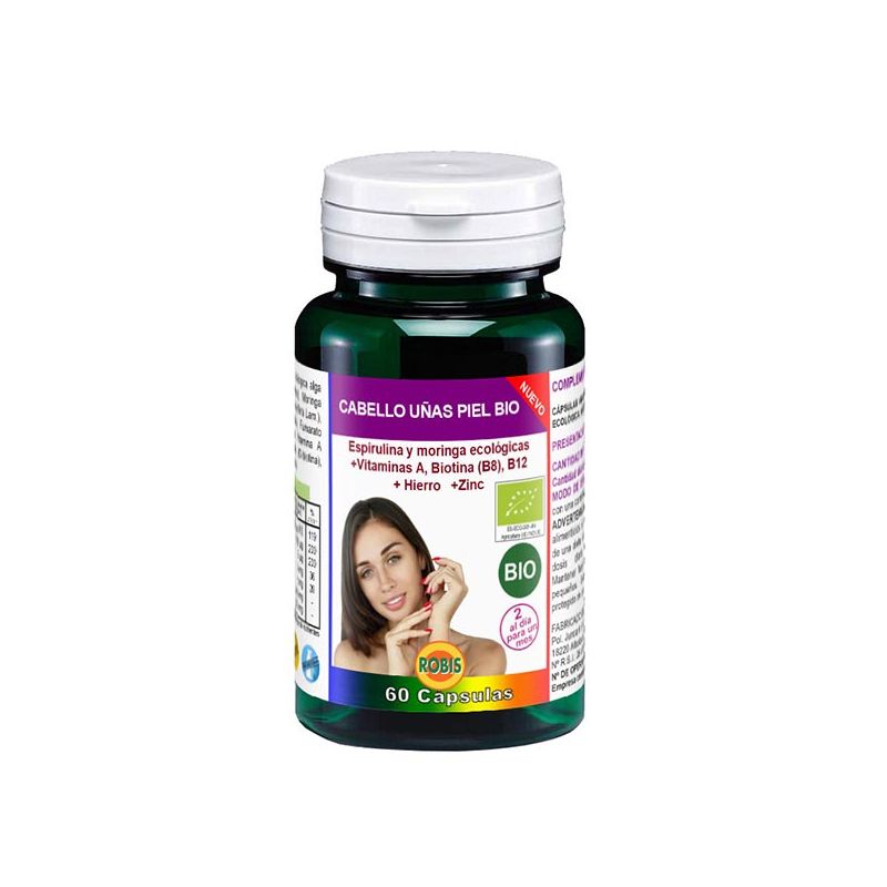 CABELLO, UÑAS Y PIEL BIO 545 Mg. 60 Caps.