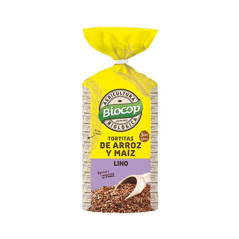 TORTITAS ARROZ MAIZ LINO BIO 200 Grs.
