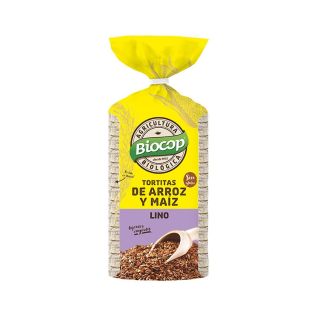 TORTITAS ARROZ MAIZ LINO BIO 200 Grs.