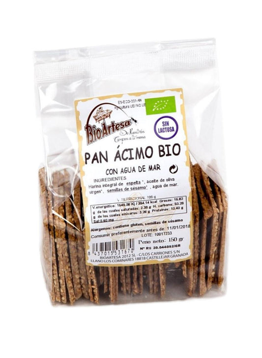 Pan ácimo de espelta con sésamo bio