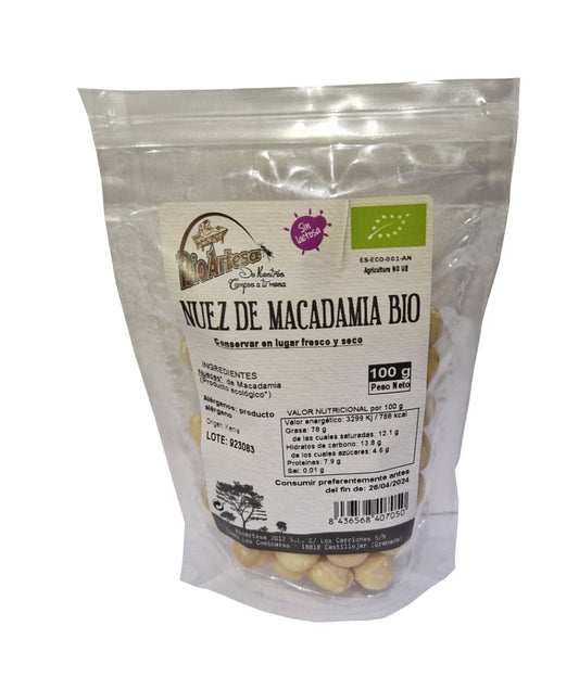 Nuez de macadamia bio