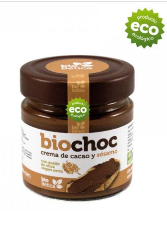 Crema de cacao y sésamo bio